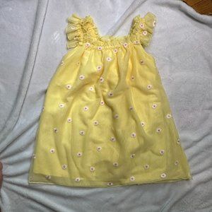Cat & Jack Floral Embroidered Tulle Dress Girls Size 5T